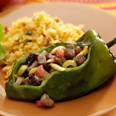 Chile Rellenos with Salsa Verde Cream Sauce