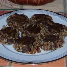 Chocolate Caramel Thumbprints