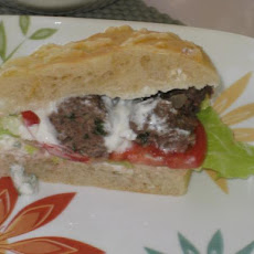 Turkish 'kofte' Sandwich