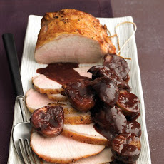 Pork Loin with Figs and Port Sauce