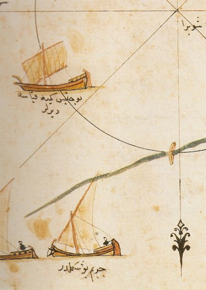 Veleros Piri reis delta Nilo