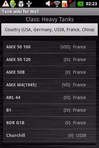 Tank wiki for WoT