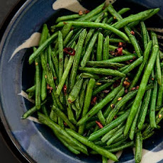 Sichuan Style Stir-Fried Chinese Long Beans