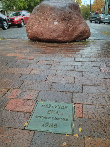 Mapleton Hill Marker with Stone