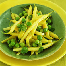 Minted Peas and Wax Beans