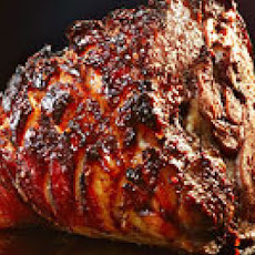 Cherry and Chili-Glazed Ham