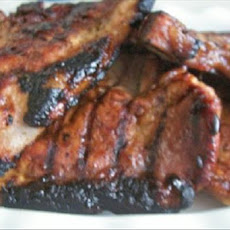 Bourbon-Glazed Pork Chops