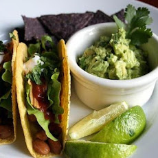 Soft Bean Tacos With Avocado Salsa