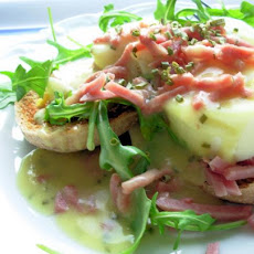 Quick California-Style Ham and Eggs Benedict
