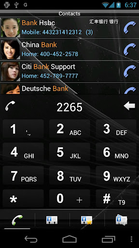 RocketDial HTC Sense Theme