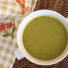 Spring Pea & Basil Soup