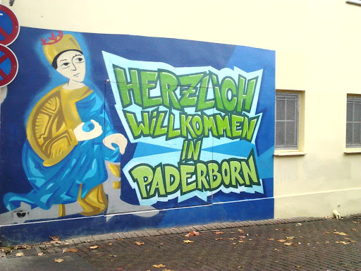 Wilkommen in Paderborn Mural