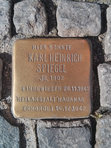 Stolperstein Karl Heinrich Spiegel