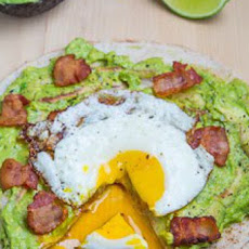 Avocado Breakfast Pizza with Fried Egg