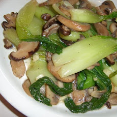 Baby Bok Choy Sauté With Mushrooms