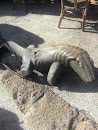 Iguana Statue 