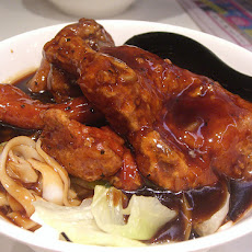 Crispy Chicken With Honey Dippin' Sauce