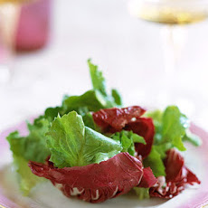 Chicory Salad with Lemon Anchovy Vinaigrette