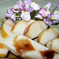Fresh Pears With Parmigiano-Reggiano and Balsamic Vinegar