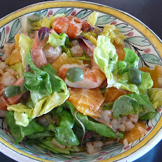Seafood-Citrus Salad with Vanilla Bean-Black Pepper Vinaigrette