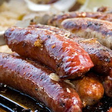 Beer Sausages in Beer Sauce