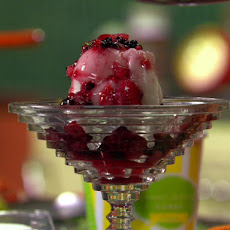 Very Berry Smash with Meringues and Sorbet or Ice Cream