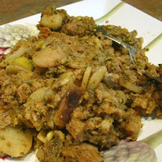 Sausage Water Chestnut Dressing/Stuffing