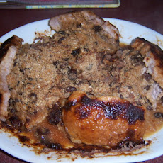 Lindy's Apple Raisin Stuffed Pork Chops