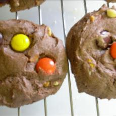 Reese's Pieces in a Cookie