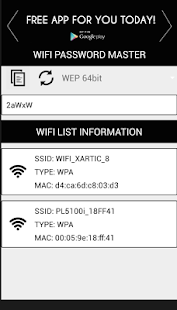 How to get Wifi Password WPA-WEP FREE patch 18.0 apk for pc