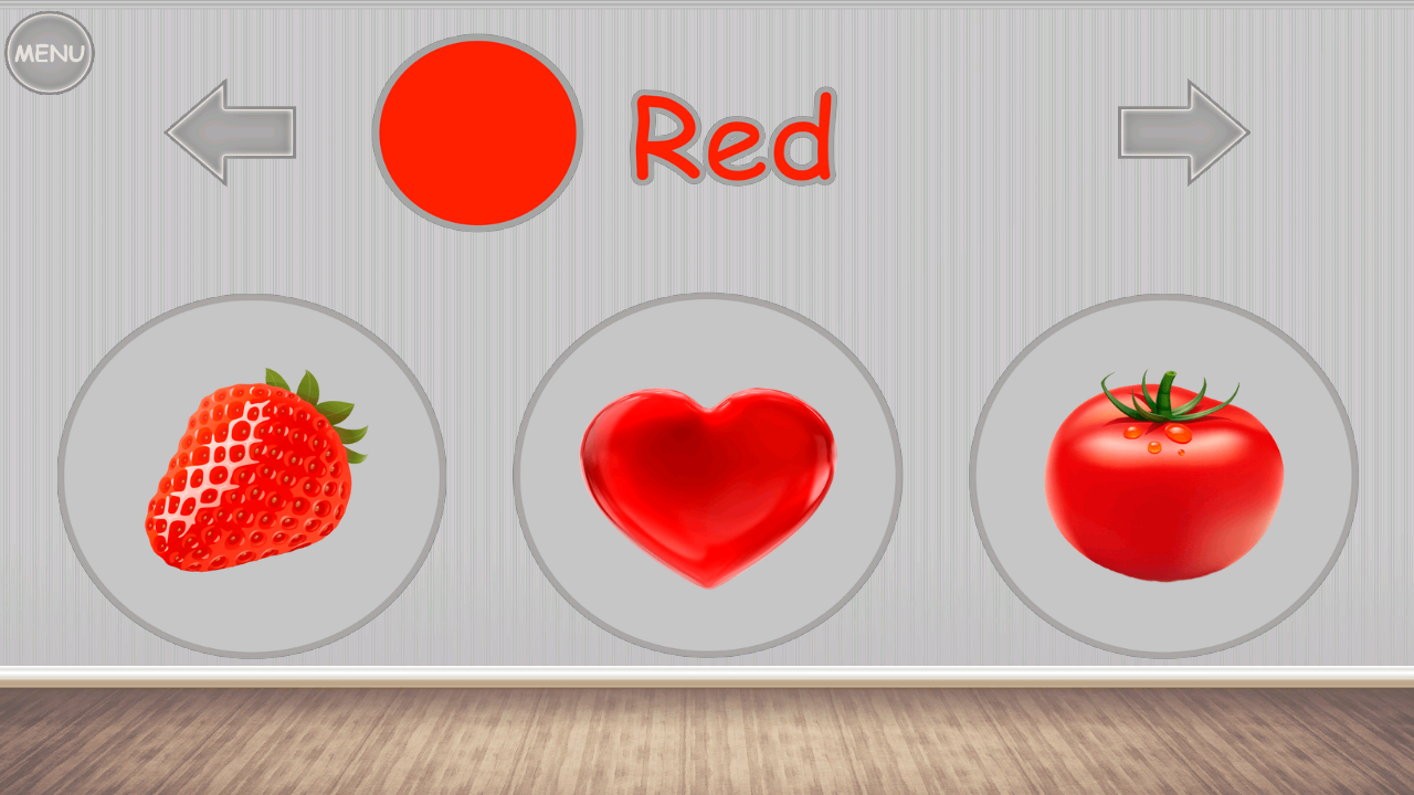 Android application Colors learning games for kids screenshort