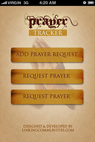 My Prayer Tracker