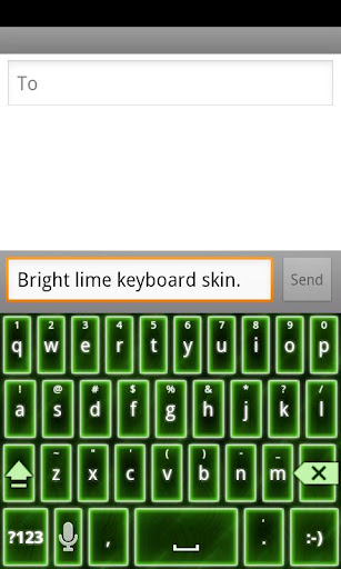 Bright Green Keyboard Skin