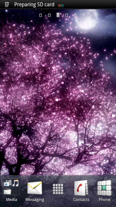 Android application Cherry blossom LiveWallpaper screenshort