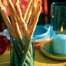Spicy Peppercorn and Pecorino Breadsticks