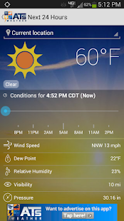 ATsWeatherToGo screenshot for Android