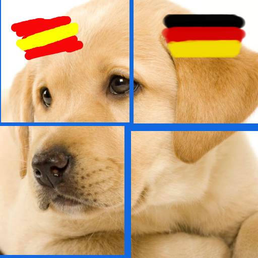 Puzzle Animals: Spanish-German LOGO-APP點子