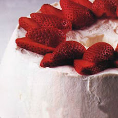 Pecan Torte with Strawberries and Cream