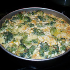 Crustless Broccoli and Cottage Cheese Pie