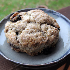 Oaty Cornmeal Scones with Sour Cherries (aka Old-Fashioned Scones)