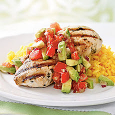 Cilantro-Lime Chicken with Avocado Salsa