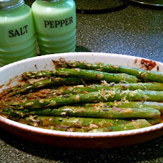 Roasted Asparagus With  Lavender, Lemon  and Garlic