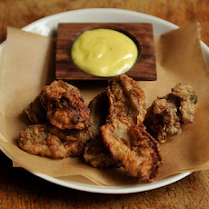 Fried Oysters with Saffron Aioli
