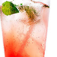 Pink Grapefruit and Basil Mojito Mocktail