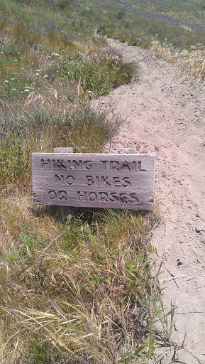 Ebey Landing Hiking Sign