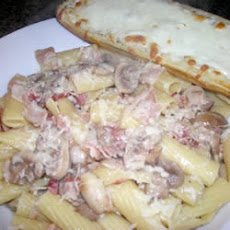 Holy Smoked Bacon and Mushroom Penne