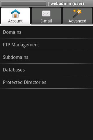 WebAdmin Mobile Lite