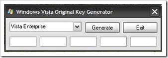 Windows Vista Original Key Generator