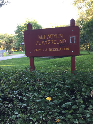McFadyen Playground Sign 