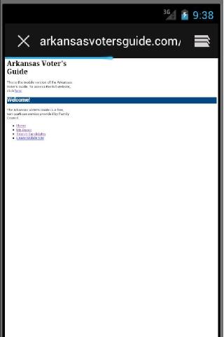 Arkansas Voter's Guide